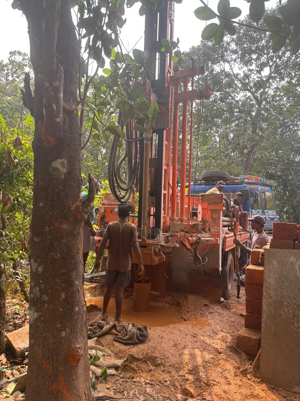 Borewell Project: Industrial Drilling Sites